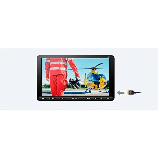 Sony XAV-AX8150D Car Stereo System - 1DIN DAB Bluetooth Apple Carplay Android Auto HDMI